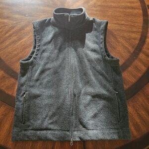 Banana Republic Charcoal Fleece Vest